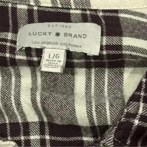 Large LUCKY BRAND Button Down Long Sleeve Top - Picture 2 of 9